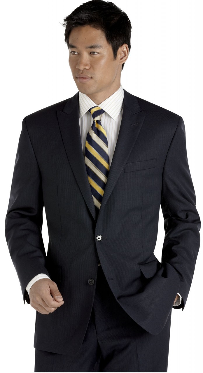 Navy suit jacket with khakis | Styleforum